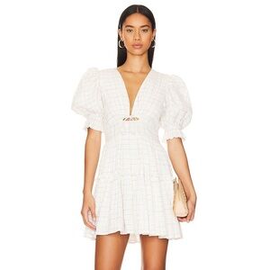 NWT Cleobella Della Mini Dress in Rainbow Check  - AS IS **